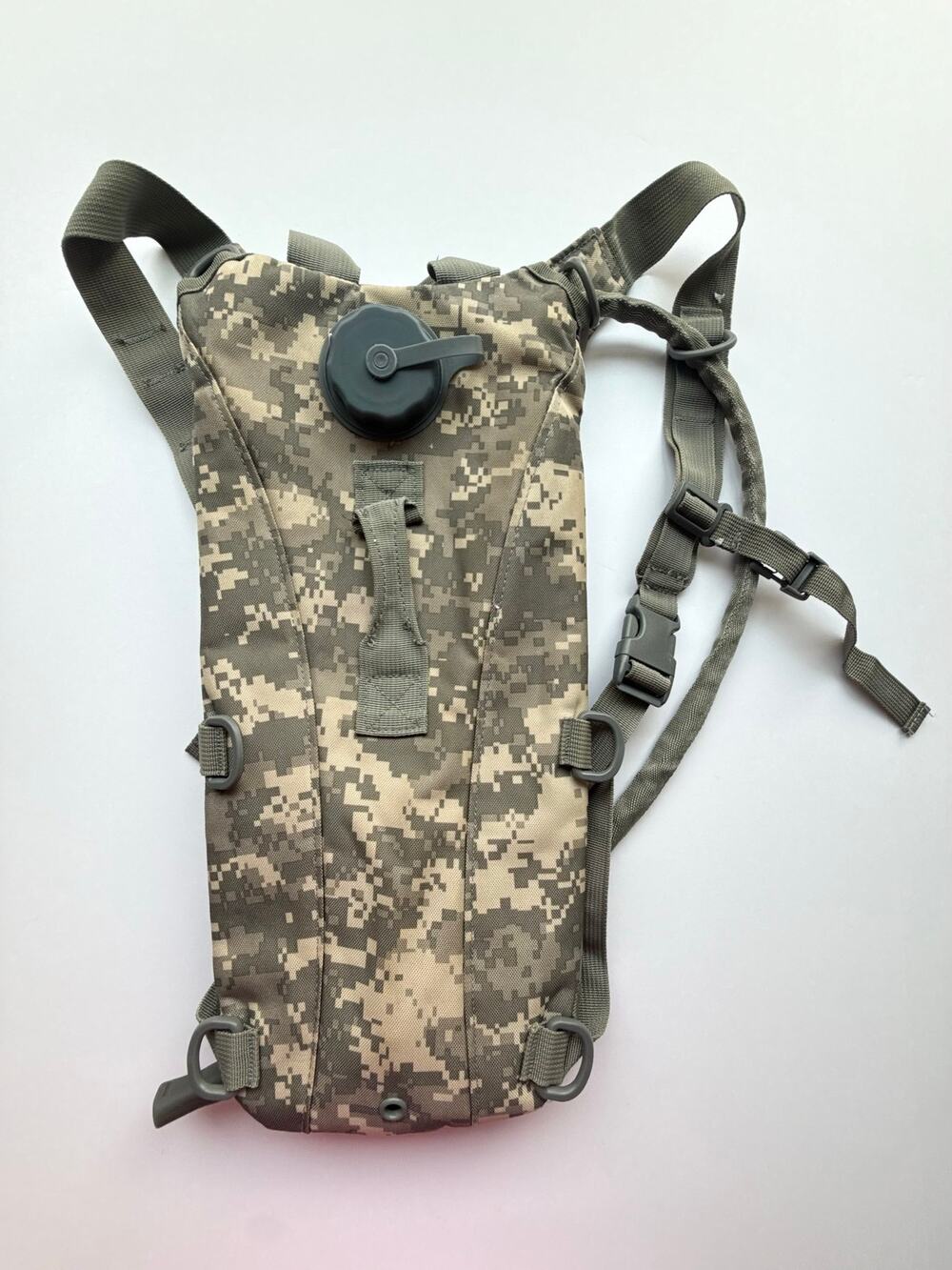 ACU Digital Camo Hydration Pack — Complete with 3L Bladder, Military Style